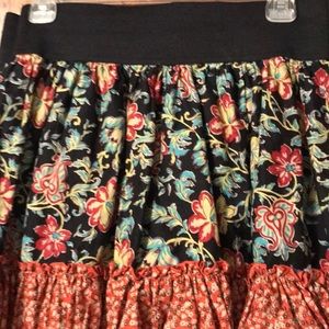Flirty floral skirt